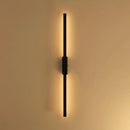 Arandela LED Linear 1m Preta Moderna 10W Luz Quente 3000K Bivolt para Parede – Iluminação Sofisticada Interna – Allurie Home