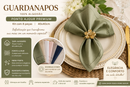 Kit 6 Guardanapos de Tecido 100% Algodão com Ponto Ajour 40x40cm | Mesa Posta Elegante – Allurie Home