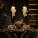 Pendente Dourado Espelhado Moderno com Lâmpada Inclusa – Luminária Minimalista de Luxo para Sala e Quarto Bivolt – Allurie Home