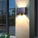 Luminária Solar de Parede LED Arandela Externa Prova d’Água Branco Quente Jardim – Allurie Home