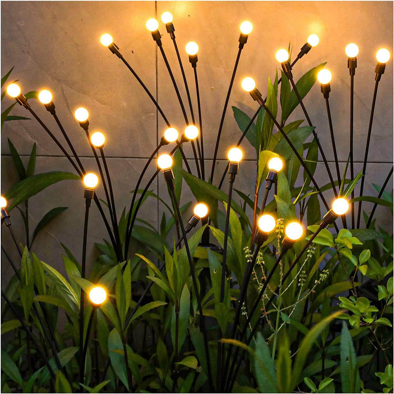 Luminária Solar LED Vagalume para Jardim com Mudança de Cor | Luz Decorativa Externa à Prova d’Água