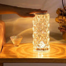 Luminária Cristal LED 16 Cores Touch com Controle Remoto Abajur Diamante Decorativo – Allurie Hom
