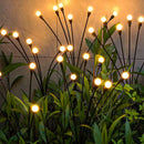 Luminária Solar LED Vagalume para Jardim com Mudança de Cor | Luz Decorativa Externa à Prova d’Água