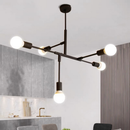 Lustre 6bocal Nórdico Pós-moderno Em Casa Sala De Estar Sala De Jantar Quarto Iluminação De Personalidade Criativa