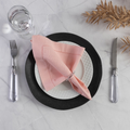 Kit 6 Guardanapos de Tecido 100% Algodão com Ponto Ajour 40x40cm | Mesa Posta Elegante – Allurie Home