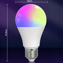 Lâmpada Led Inteligente Smart Bluetooth Compatível App TUYA Bulbo E27 Rgb