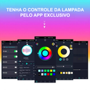 Lâmpada Led Inteligente Smart Bluetooth Compatível App TUYA Bulbo E27 Rgb