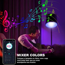Lâmpada Led Inteligente Smart Bluetooth Compatível App TUYA Bulbo E27 Rgb