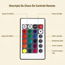 Luminária Cristal LED 16 Cores Touch com Controle Remoto Abajur Diamante Decorativo – Allurie Hom