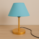 Abajur Luminária de Mesa Cúpula Injetada Escritório Quarto Recepção Decoração Sala Moderno