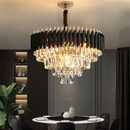 Luminária de teto para sala de estar nova luminária de cristal para sala de jantar luminária LED decorativa para quarto