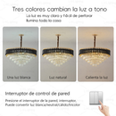Luminária de teto para sala de estar nova luminária de cristal para sala de jantar luminária LED decorativa para quarto