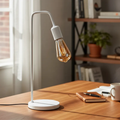 Luminária de Mesa Industrial Retrô Vintage E27 Bivolt – Abajur Moderno Decorativo para Quarto e Escritório – Allurie Home