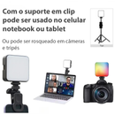 Mini Fotografia Luz RGB /Branco De Preenchimento Panel led / Móvel Câmera /Vídeo /Tiro Ao Ar Livre /Suave Luz /Portátil