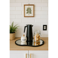 Bandeja Espelhada Orgânica Grande Decorativa 51cm para Café, Bar e Aparador