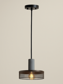 Pendente Moderno minimalista Preto Luz Quente Para Mesa Jantar Cozinha Bivolt
