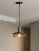 Pendente Moderno minimalista Preto Luz Quente Para Mesa Jantar Cozinha Bivolt