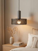 Pendente Moderno minimalista Preto Luz Quente Para Mesa Jantar Cozinha Bivolt