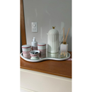 Bandeja Espelhada Orgânica Grande Decorativa 51cm para Café, Bar e Aparador