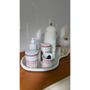 Bandeja Espelhada GRANDE Decorativa Orgânica Multiuso - Para Mesa Sala de Jantar, Bebidas, Bar