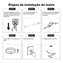 3 Cores Em 1 Luz Sala De Estar Lustre Cozinha Led Lâmpada Do Teto Nordic Moderno Decoração