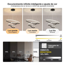 3 Cores Em 1 Luz Sala De Estar Lustre Cozinha Led Lâmpada Do Teto Nordic Moderno Decoração