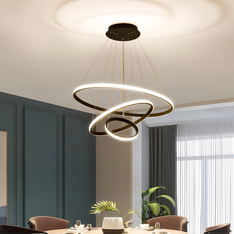 3 Cores Em 1 Luz Sala De Estar Lustre Cozinha Led Lâmpada Do Teto Nordic Moderno Decoração