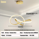 Lustre Pendente LED Moderno 3 Tons de Luz para Sala Quarto Corredor – Allurie Home