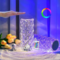 Luminária Cristal LED 16 Cores Touch com Controle Remoto Abajur Diamante Decorativo – Allurie Hom