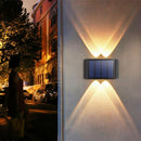 Luminária Solar de Parede LED Arandela Externa Prova d’Água Branco Quente Jardim – Allurie Home