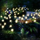 Luminária Solar LED Vagalume para Jardim com Mudança de Cor | Luz Decorativa Externa à Prova d’Água