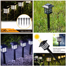 Kit 1-6 Luminaria Solar Espeto de Jardim Led Decoração Cazinha Recarregavel no Sol