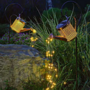 Luminária Solar Regador Vazada Decorativa Para Jardim Arte Ornamento Chaleira À Prova D'água