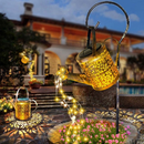 Luminária Solar Regador Vazada Decorativa Para Jardim Arte Ornamento Chaleira À Prova D'água