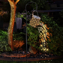 Luminária Solar Regador Vazada Decorativa Para Jardim Arte Ornamento Chaleira À Prova D'água