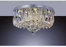 Luminária de Teto Plafon Sobrepor Led Cristal Gretta 24W Bivolt