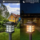 Kit 1-6 Luminaria Solar Espeto de Jardim Led Decoração Cazinha Recarregavel no Sol