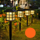 Kit 1-6 Luminaria Solar Espeto de Jardim Led Decoração Cazinha Recarregavel no Sol