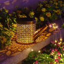 Luminária Solar Regador Vazada Decorativa Para Jardim Arte Ornamento Chaleira À Prova D'água