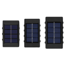 2-8 Luminária Arandela Solar 6 8 e 10 LED Luz Branco Quente para Parede a Prova dágua Spot parede