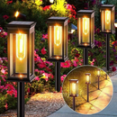 Kit 1-4 Luminaria Solar de Tungstênio para Gramado Decoração de Ambientes Externos Luzes de Gramado