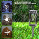 Kit 1-4 Luminaria Solar de Tungstênio para Gramado Decoração de Ambientes Externos Luzes de Gramado