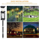 Kit 1-4 Luminaria Solar de Tungstênio para Gramado Decoração de Ambientes Externos Luzes de Gramado